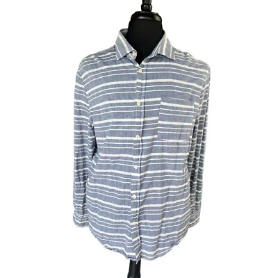 Threads 4 thought organic cotton striped chambray button down size XL - Image 1 of 4