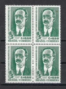 Brazil 1955 Sc# 830 set Adolfo Lutz block 4 MNH - Picture 1 of 1