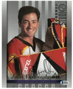 John Vanbiesbrouck signed 1997 Donruss Studio Portrait Panthers 8x10 BAS COA - Picture 1 of 1