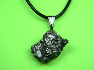 Campo Del Cielo Echt Eisen Nickel Meteorit Anhänger Halskette 6,89 Gramm - Bild 1 von 3