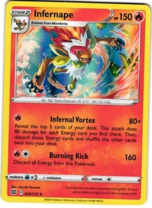 Infernape Holo 26/172 Pokemon SWSH: Brilliant Stars - Picture 1 of 3