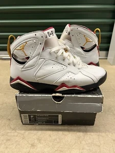 Zapato Jordan 7 Retro Cardinal 2006 Talla 9.5 USADO con Caja 304775-101 Auténtico Para Hombre - Imagen 1 de 8