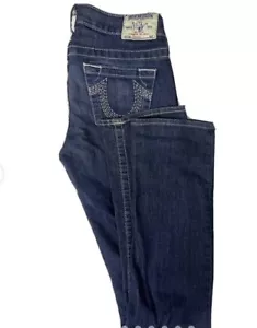 True Religion Women's Boot-Cut Blue Size 25/31 Jeans - Picture 1 of 8