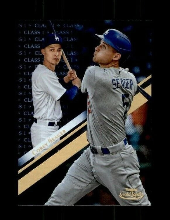 2019 Topps Gold Label Class 1 Black #35 Corey Seager (ref 103302) - Image 1 of 1