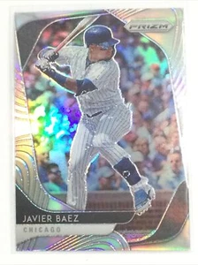 Javier Baez 2020 Panini Prizm Silver Holo #180 Chicago Cubs Baseball Card - Picture 1 of 12