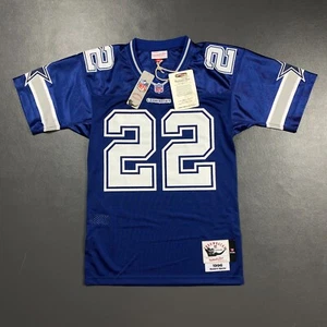 100% Authentic Emmitt Smith Mitchell & Ness 1996 Cowboys Jersey Size 36 S Mens - Picture 1 of 6