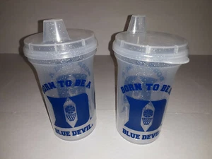 Duke Blue Devils Sippy Cup with Spill Resistant Lid ( set of two ) - Picture 1 of 3