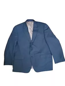 IZOD Blazer Uomo 50 Cappotto Sportivo Due Bottoni Tuta Giacca Navy Macy's Uomo 46-48 XL - Foto 1 di 4