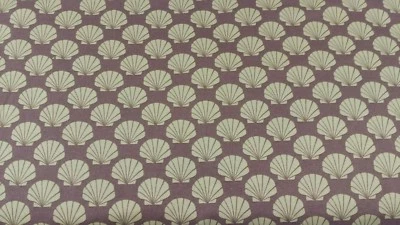 12 Yards Moda BasicGrey Odyssea Momo Brown Green Scallops OOP New Fabric 32183 - Image 1 of 2
