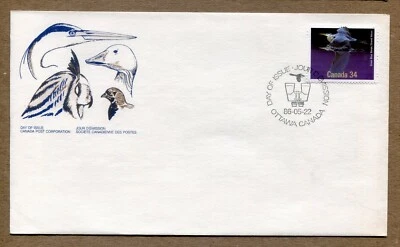 CANADA First Day Covers 1986-05-22 Great Blue Heron 34¢ STAMP COVER - Image 1 of 4