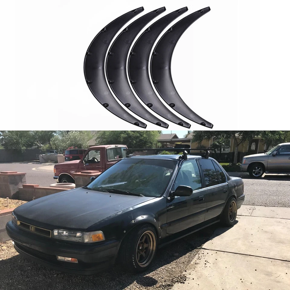 Kit de carrocería extra ancha arco de rueda 3,5" para Honda Accord sedán 1973-98 Foto 1 de 4