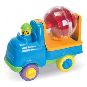 Fun Time Push Along Spinnspielzeug Betonmischer LKW LKW 18m+ Kleinkindspielzeug - Bild 1 von 2