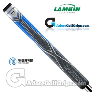 Lamkin Sink Fit Square Top Midsize Pistol Polyurethane Putter Grip - Blue + Tape - Picture 1 of 5