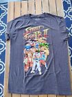 Capcom Herren Street Fighter II T-Shirt Größe Large Logo Ryu Ken Guile Chun Li