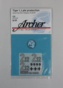 Marcas de producción tardía Archer 1/35 Tiger 1 (frente oriental 1944) AR35348 - Imagen 1 de 1