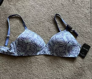 NWT Montelle 9017C Wire-Free T-shirt Bra Botanic Print 32DD/E - Picture 1 of 4