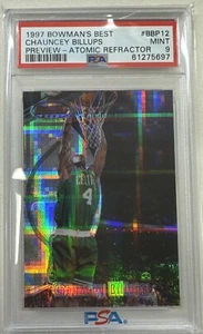 1997 Bowman’s Best Preview Atomic Refractor Chauncey Billups PSA 9 MINT Rookie - Picture 1 of 1