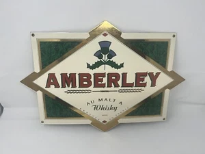 AMBERLEY AU MALT WHISKEY WALL SIGN 19”x13” - Picture 1 of 11