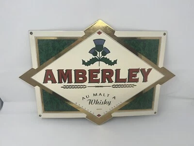 ￼AMBERLEY AU MALT WHISKEY WALL SIGN 19”x13” - Image 1 of 4