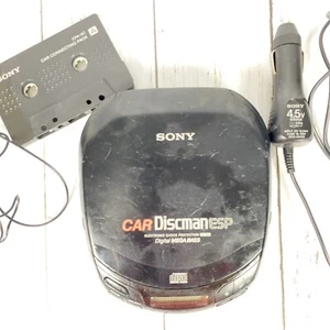 Reproductor de CD vintage Sony Car Discman mega bajos ESP D-835K - Imagen 1 de 9