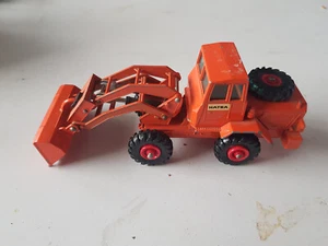 Matchbox King Size: K-3 Hatra Tractor Pala Naranja - Imagen 1 de 5