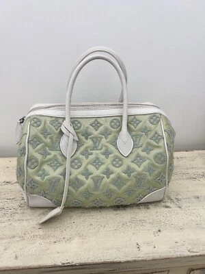 LOUIS VUITTON- Bouclettes Speedy 25 Monogram Top Handle Bag- LIMITED EDITION  - Image 1 of 4