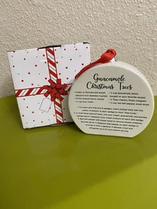 Temp-tations By Tara Guacamole Alberi di Natale Ricetta Ceramica Decorazione Natalizia - Foto 1 di 3