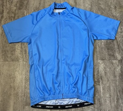 CABINA DE BICICLETA Camisa Bicicleta Ciclismo Jersey Top Ligero Para Hombre Azul TALLA M Foto 1 de 4