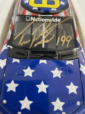 Autografiado 2013 Travis Pastrana #60 Flag Car Mustang Foto 1 de 4