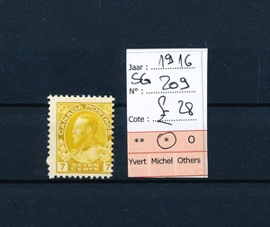 BV60624 Canada 1916 king George V fine lot MH cv 28 GBP - Picture 1 of 1