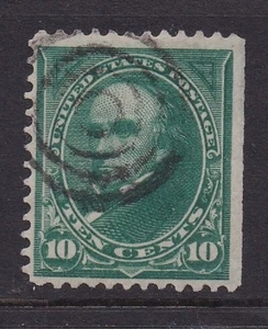 Scott #258 Daniel Webster 10c ( Single ) 1894 gebraucht aufklappbar - Bild 1 von 3