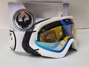 NEU DRAGON ALLIANCE MACE BRILLE puderweißes Gestell / gelb-blaue ionenverspiegelte Gläser - Bild 1 von 4