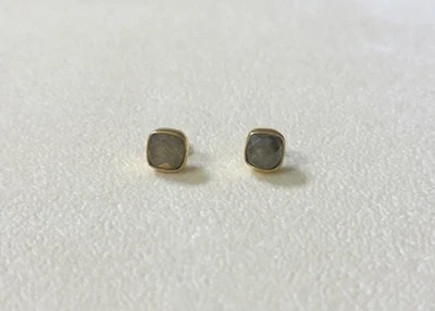 Melinda Maria Gold Plate Labradorite Stud Earrings  - Image 1 of 4