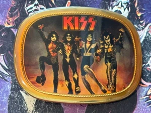 KISS DESTROYER VINTAGE 1977 PACIFICA SAMMLERSTÜCK GÜRTELSCHNALLE ACE PETER GENE PAUL - Bild 1 von 2