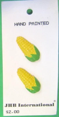 (2) BOTONES VÁSTAGO ALUMINIO KERNAL ORO MAÍZ AMARILLO JHB VINTAGE NOC-T108 Foto 1 de 4