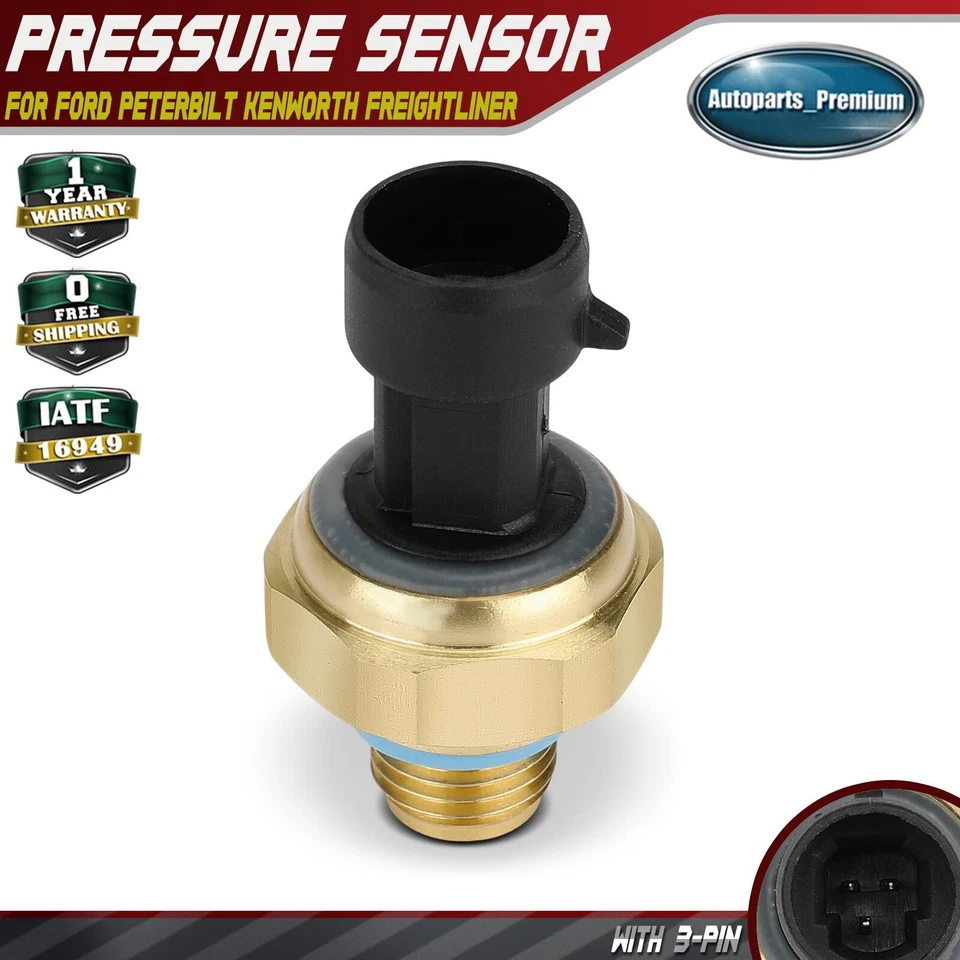 Sensor de presión de combustible colector para Ford Peterbilt Kenworth Freightliner Blue Bird Foto 1 de 4