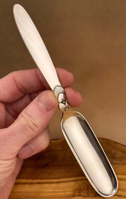 Cuchara de queso de plata de ley Cactus Georg Jensen 7" hecha en Dinamarca 40 gramos Foto 1 de 4