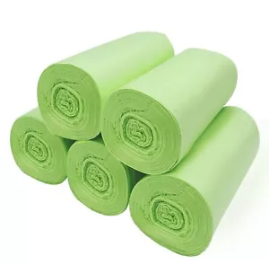 Bin Bags 6l Small Biodegradable, Heavy Duty Food Waste Bags Compostable Caddy Li - Picture 1 of 4