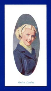 ANITA LOUISE 1936 GODFREY PHILLIPS EMBOSSED SCREEN STARS #6 EXCELLENT NO CREASES - Picture 1 of 2