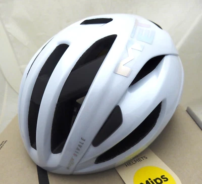 MET Rivale MIPS Helmet - White Holographic, Glossy, Large - Image 1 of 4