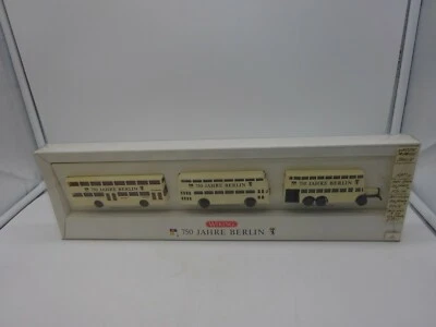 WIKING: " 750 Anni Berlino " Bus-Packung Con Büssing D2U, Man, D38 (SSK27) - Immagine 1 di 2