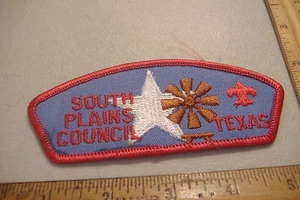 ~SOUTH PLAINS COUNCIL~TEXAS~FABRIC BOY SCOUT PATCH~ - Picture 1 of 2