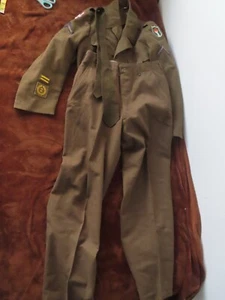 1950's US Army Military IKE Uniform Jacket  Pants hat tie - Picture 1 of 22