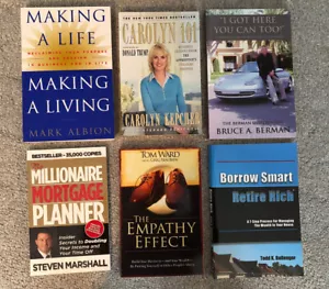 Business Books Paperback Lot of 6 - Excellent Condition Borrow Smart Retire Rich - Picture 1 of 3