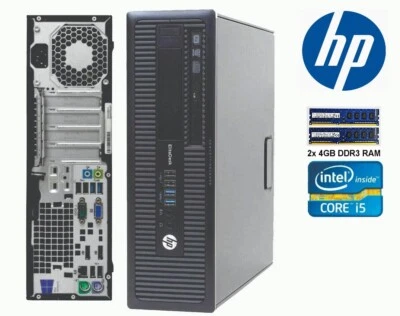 HP EliteDesk 800 G1 SFF INTEL I5 4th gen 4 CORE  8GB RAM NO HARD DISK - Immagine 1 di 3