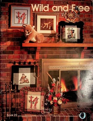 Wild & Free Animals Wildlife Samplers Cross Stitch Pattern By Stoney Creek - Image 1 of 4