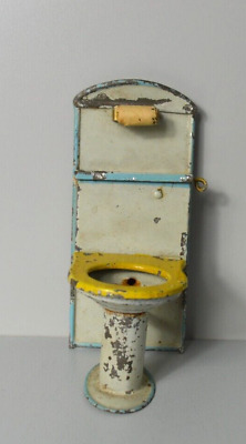 Alte Toilette Wc Für Die Antike  Puppenstube Puppenhaus Blechspielzeug  7452 • 85€