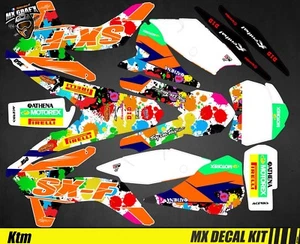 Kit Déco Moto pour / Mx Decal Kit for Ktm SX / SX-F - Splatoon - Imagen 1 de 1