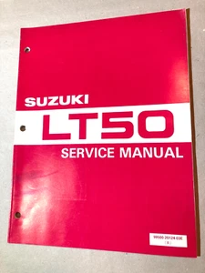 Manual De Mantenimiento Libro De Taller Suzuki LT 50 99500-20124-03E - Imagen 1 de 1