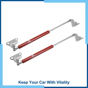 Universal Pack(2) 15" 200N Lift Support Struts Hydraulic Support Rod w/L Mounts - Picture 1 of 8